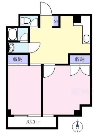 シティパレス南葛西  間取り図