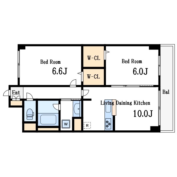 エスペランサ７ 間取り図