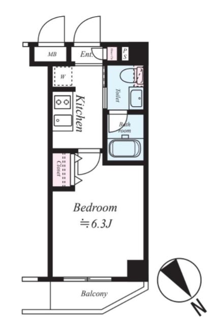 Sin-City町屋   間取り