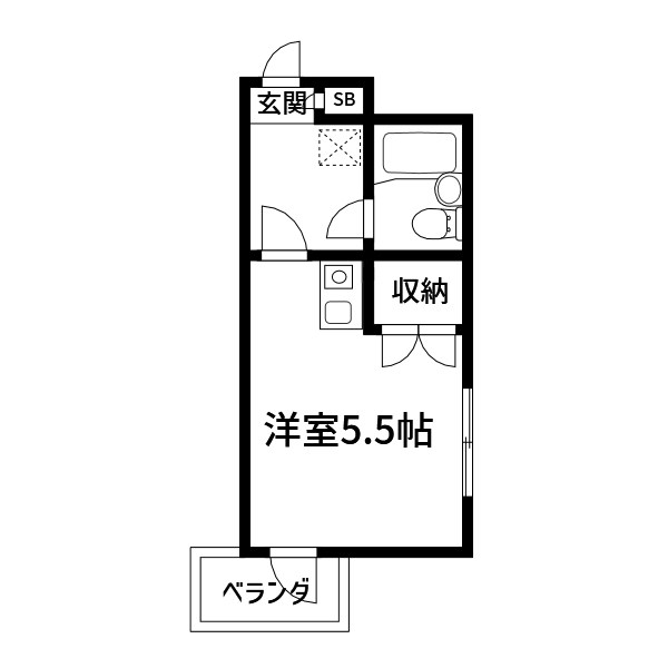 西村ビル 間取り図