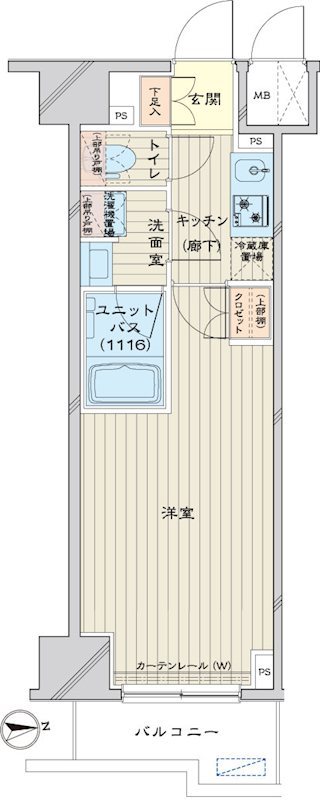 ルーブル南砂町弐番館 間取り図