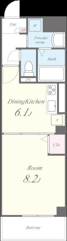 CONFORT NISHIHIRO 間取り図