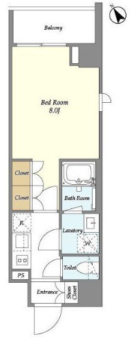 CASSIA押上桜橋 405号室 間取り