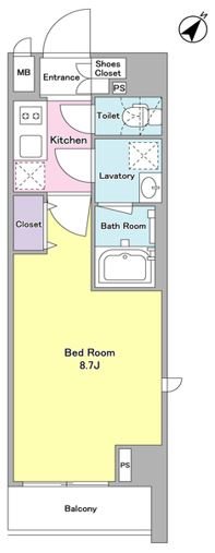 デルックス田端    間取り