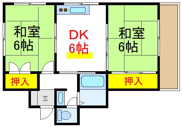 メゾンドイリス 間取り