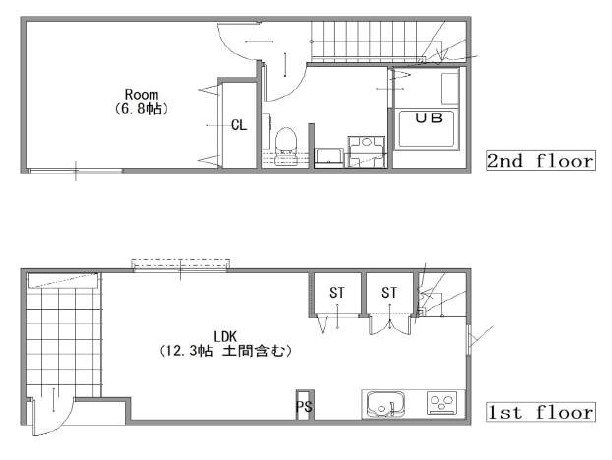 東堀切1丁目アパート 間取り