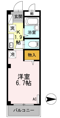 ラフィネ池之端 間取り