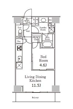 レジディア千駄木  間取り