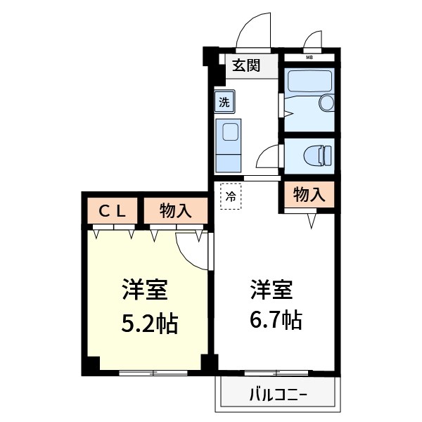 ラフィネ池之端 間取り図