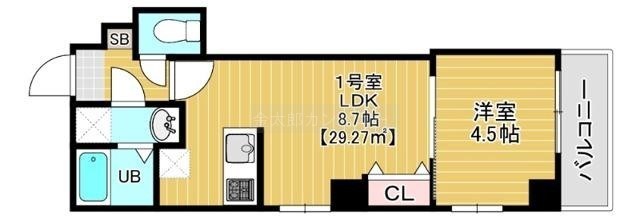 Freesia梅島 間取り図