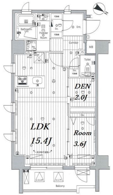 メイクス浅草EAST 間取り