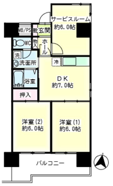 第124新井ビル 間取り