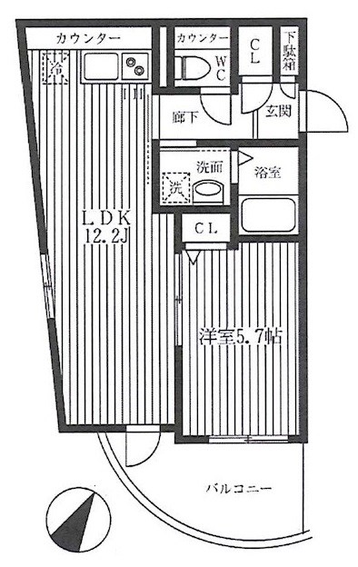 ＴＫ花梨ビル  間取り