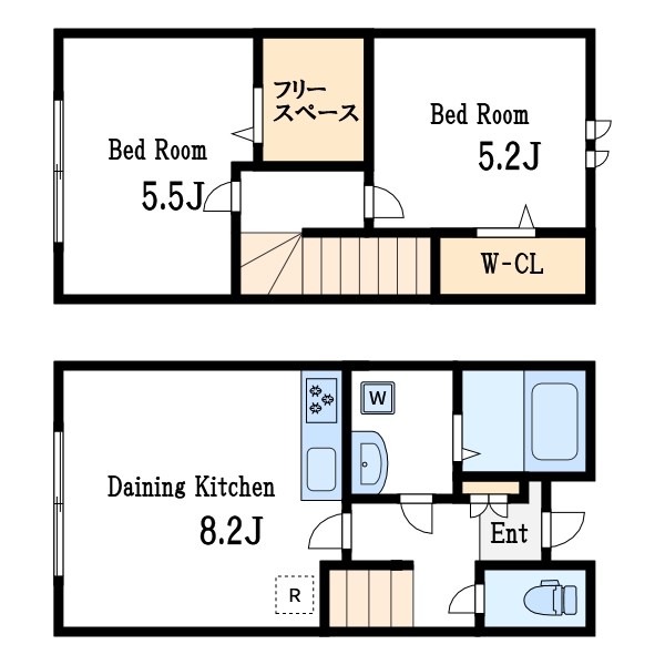 Maisonnettepark篠崎駅C棟 間取り図