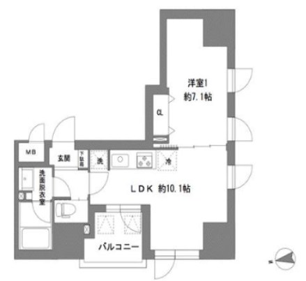 ラヴィータ東上野 間取り図