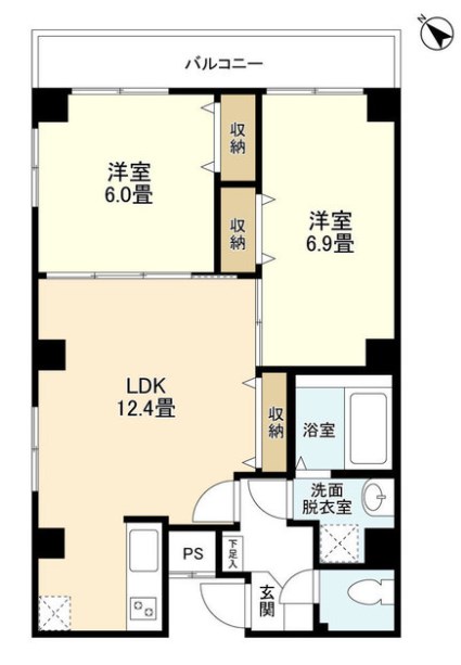 Rest　Hirai 501号室 間取り