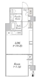 ルミーク北千住 間取り図