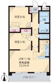 ルネ　シェスタ  間取り図