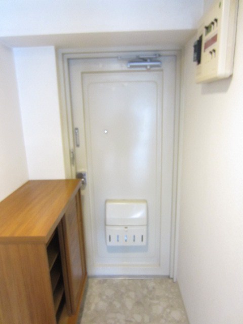 クリスタルコーポ大島 玄関