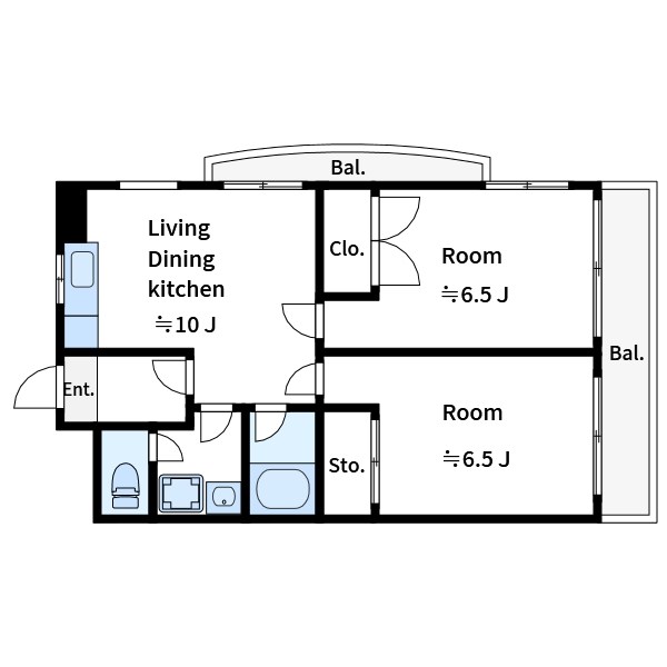 メゾン・ド・グリシーヌ 間取り