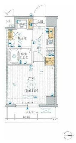 ル・リオン南砂町 間取り図