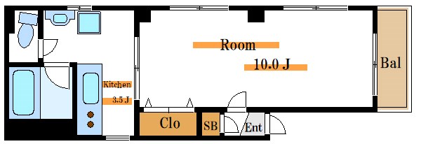 パークサイド門前仲町 間取り