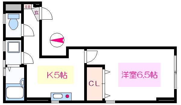 チグサビル 間取り図