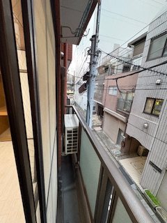 万里第２ビル ベランダ