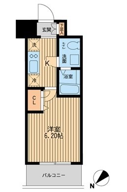 エコロジー潮見レジデンス 間取り
