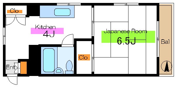 パークサイド清澄第二 間取り図