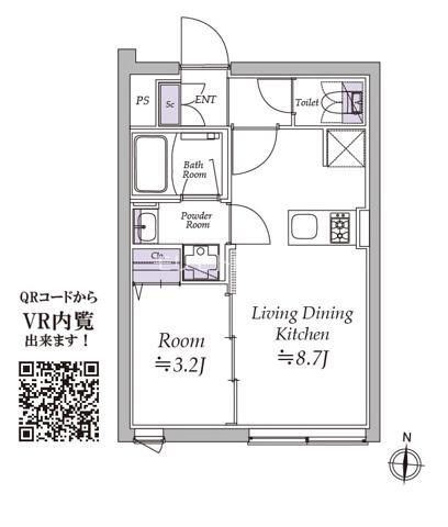 アトリオフラッツ清澄白河 間取り図