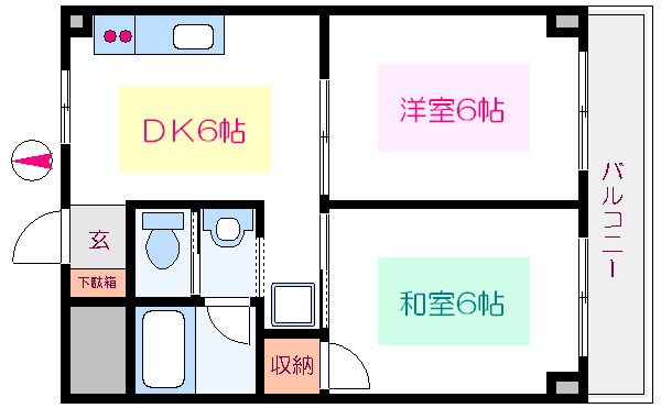 パークヒルズ越前屋 間取り