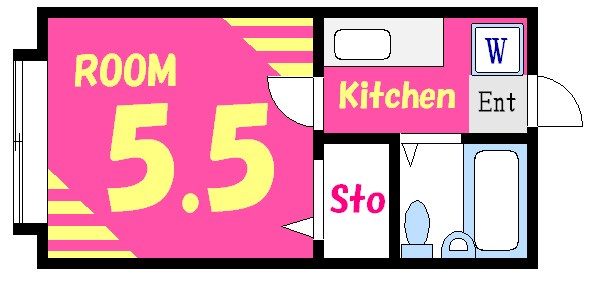 ピュアコート松江 間取り図