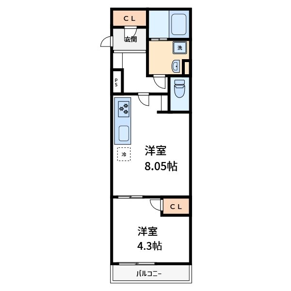 リブリ・三ノ輪 間取り図