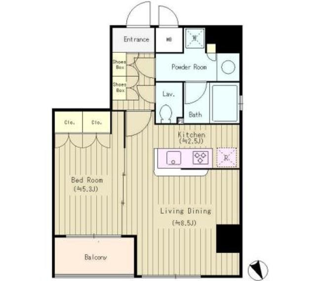 Ｌｉａｉｓｏｎ銀座一丁目  間取り