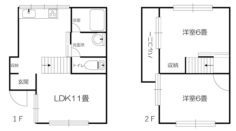Clap-mizue 間取り図