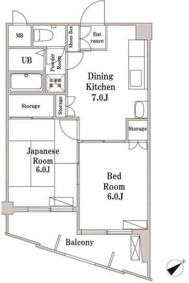 旭泉マンション 間取り図