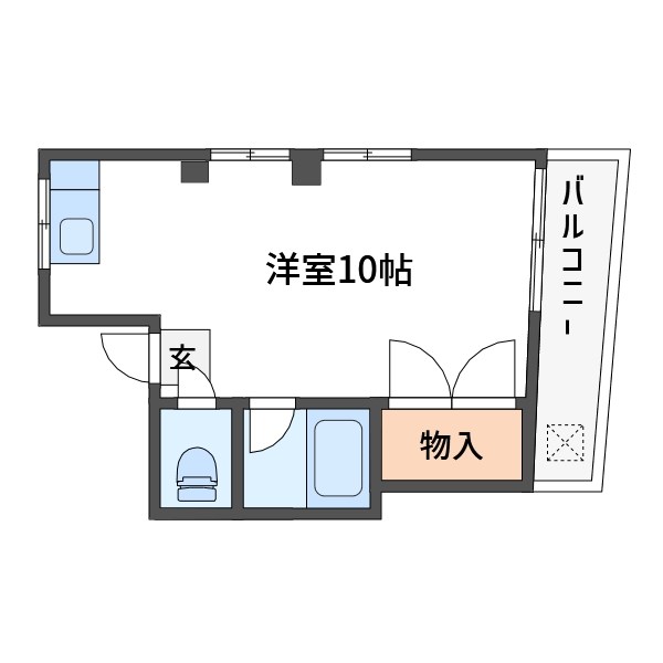 Ｋ&Ｋハイツ 401号室 間取り