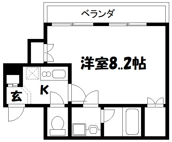 ハウスミズエ 201号室 間取り