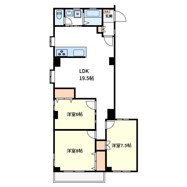 コーポフジクラ  間取り図