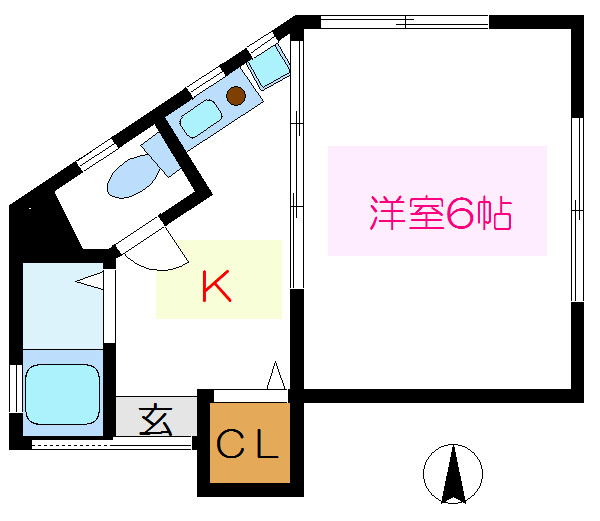 ドゥ・シェーヌⅢ   間取り