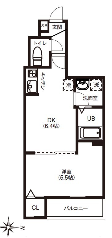 レピュア住吉レジデンス  間取り図