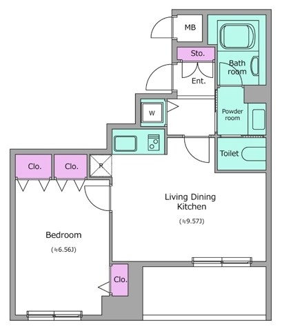 レジディア新川 間取り
