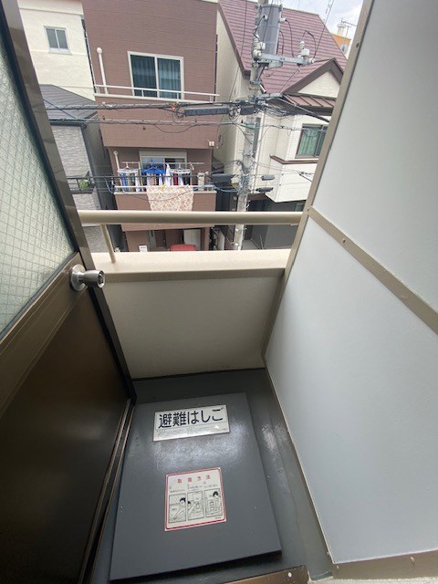 第3服部マンション ベランダ