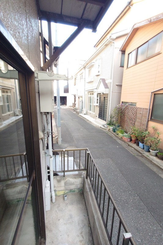 山本コーポ ベランダ