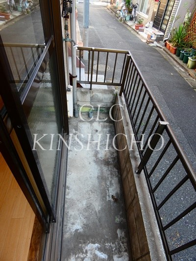 山本コーポ ベランダ