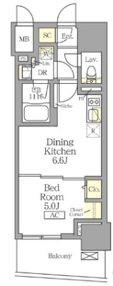 テラス北千住 間取り図