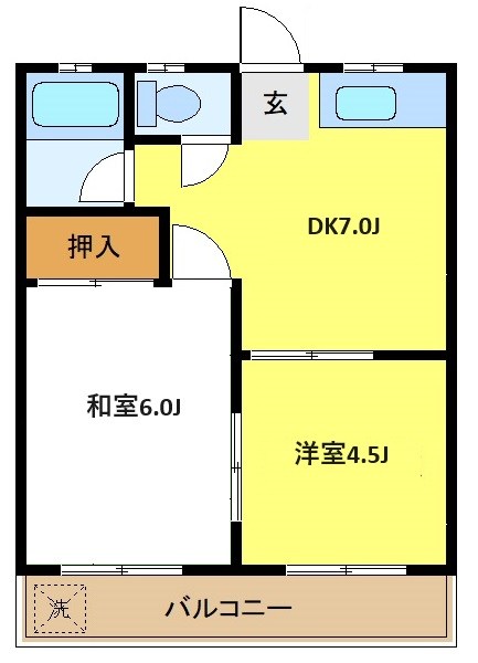 ブラウンハイツ 間取り