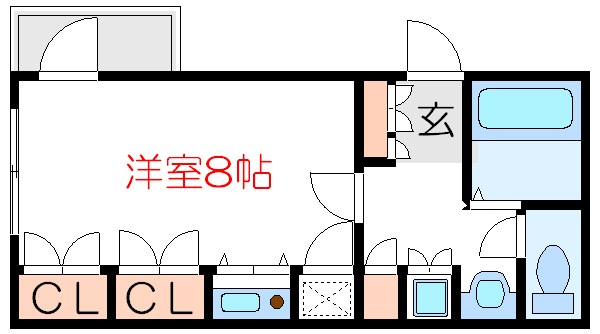 フォレストコートカサイ 502号室 間取り