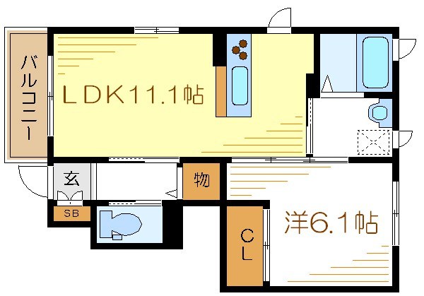 クレセオＮ 間取り